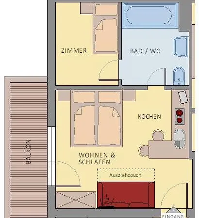アパート Schmelzhuette マイヤーホーフェン
