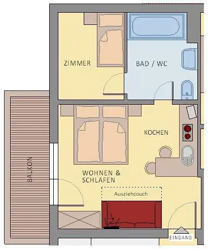 Daire Schmelzhuette Mayrhofen